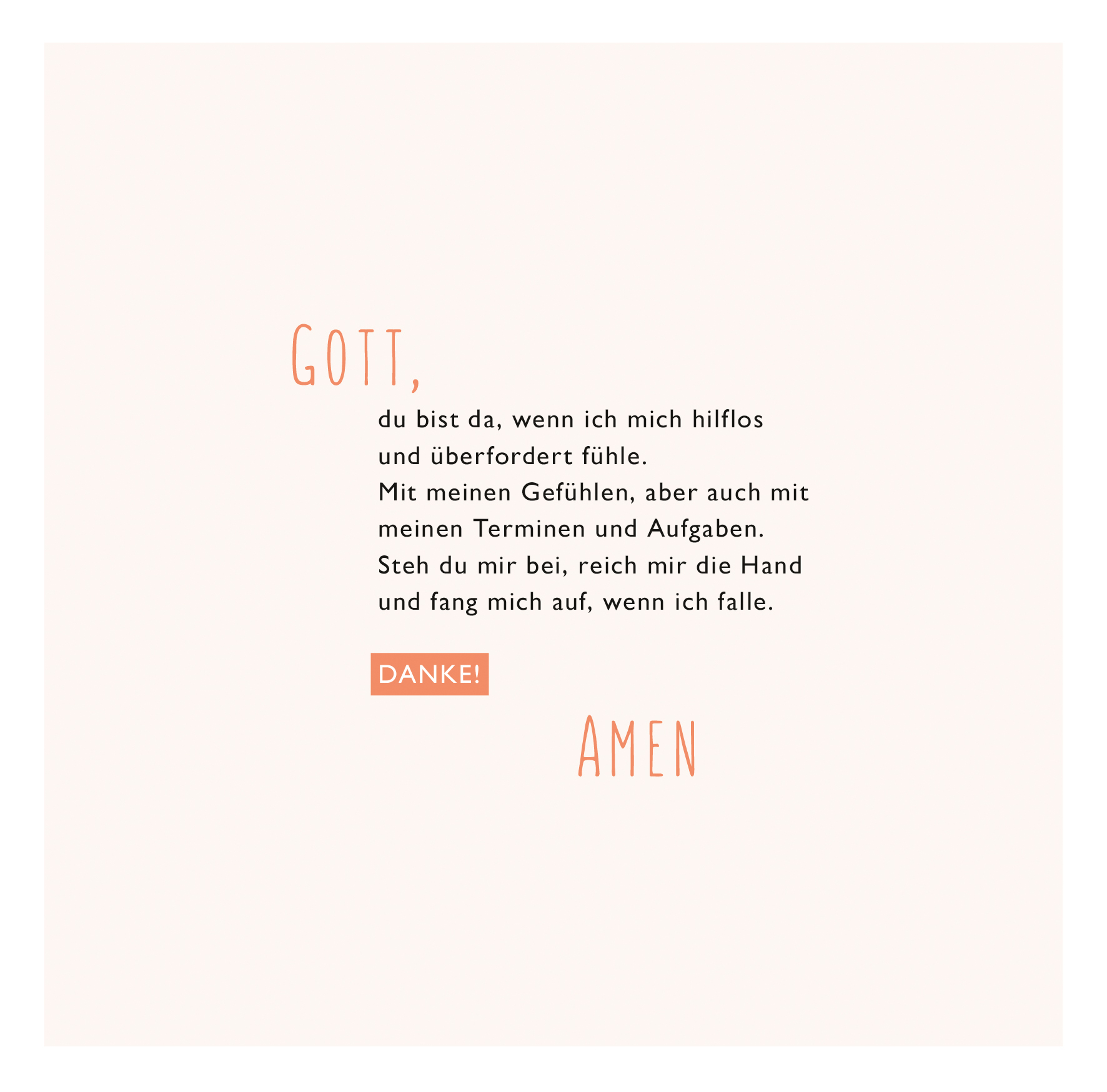 Gebetbuch - Nimm dir Zeit für dich und mich. Gott