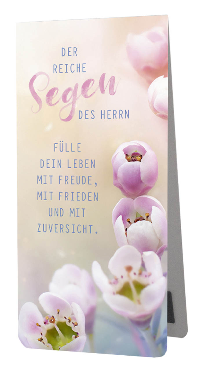 Lesezeichen – Der reiche Segen… & Magnet