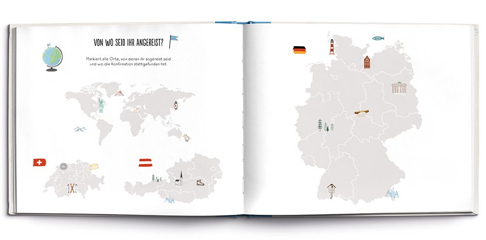 Buch zur Konfirmation – Erinnerungsalbum