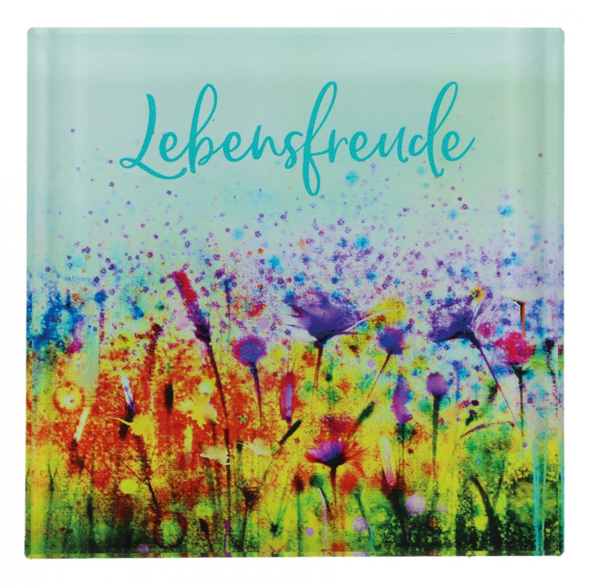 Glasquader - Lebensfreude & Blumenwiese