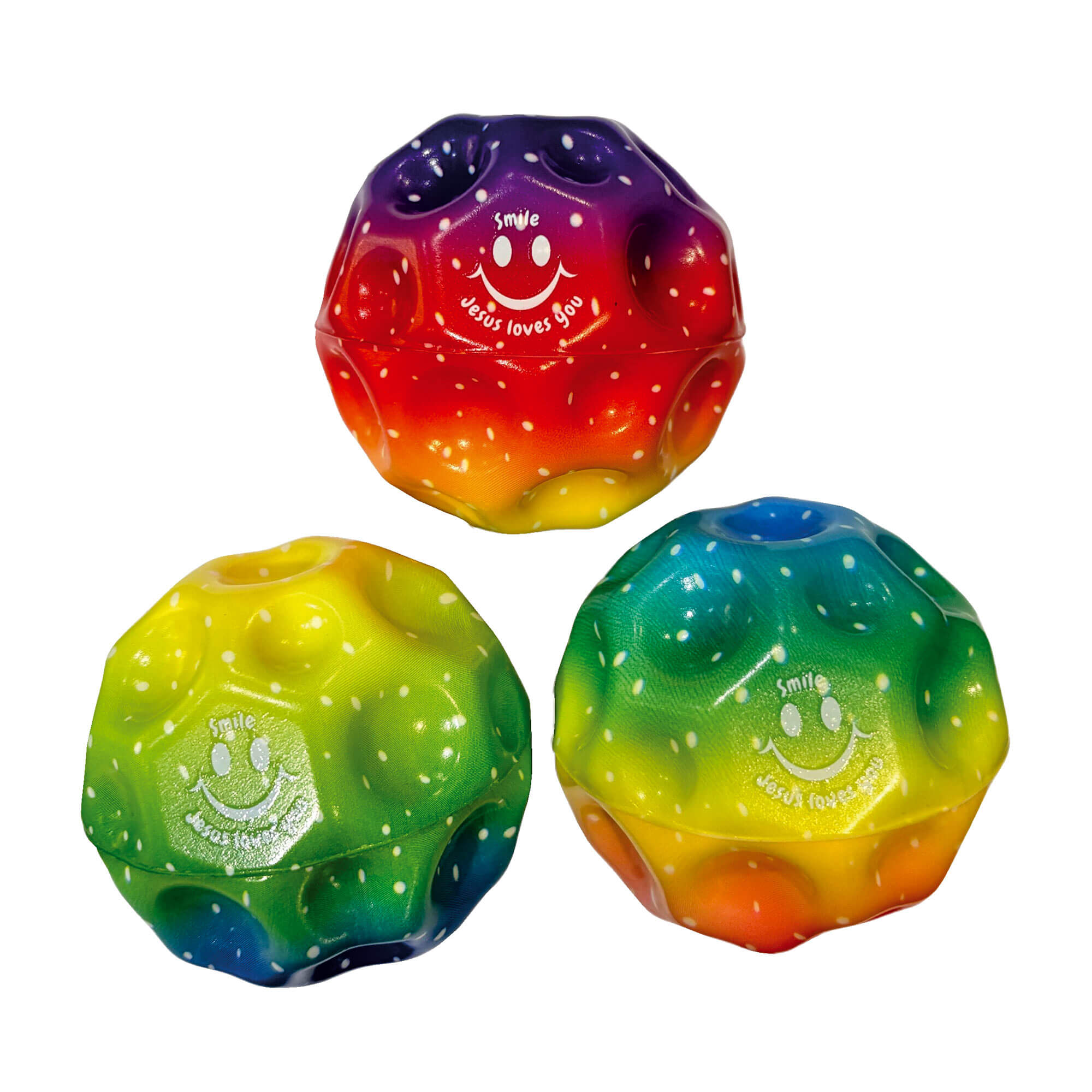 Springball - Regenbogen & Smile
