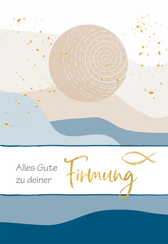 Karte zur Firmung - Der Horizont... & Geldgeschenk Karte zur Firmung - Der Horizont... & Geldgeschenk