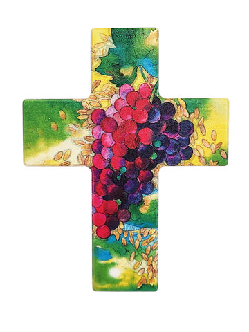 Kommunionkreuz - Trauben & Klein