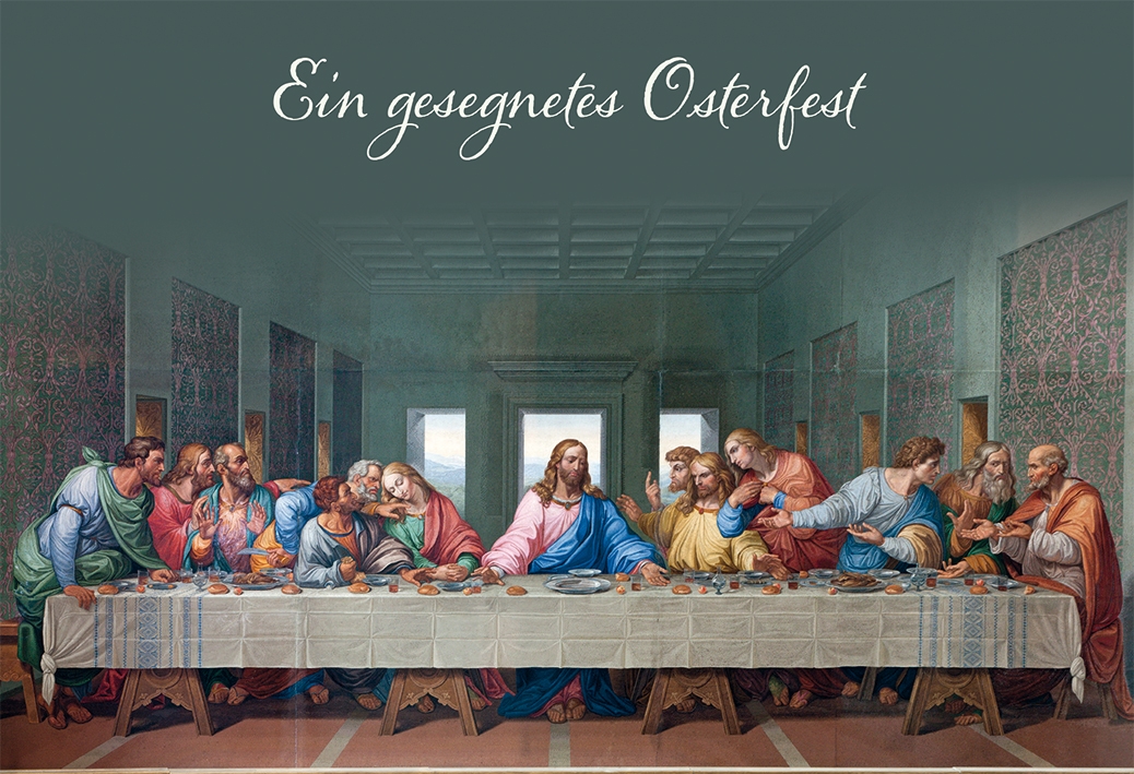 Karte zu Ostern - Jesus spricht...