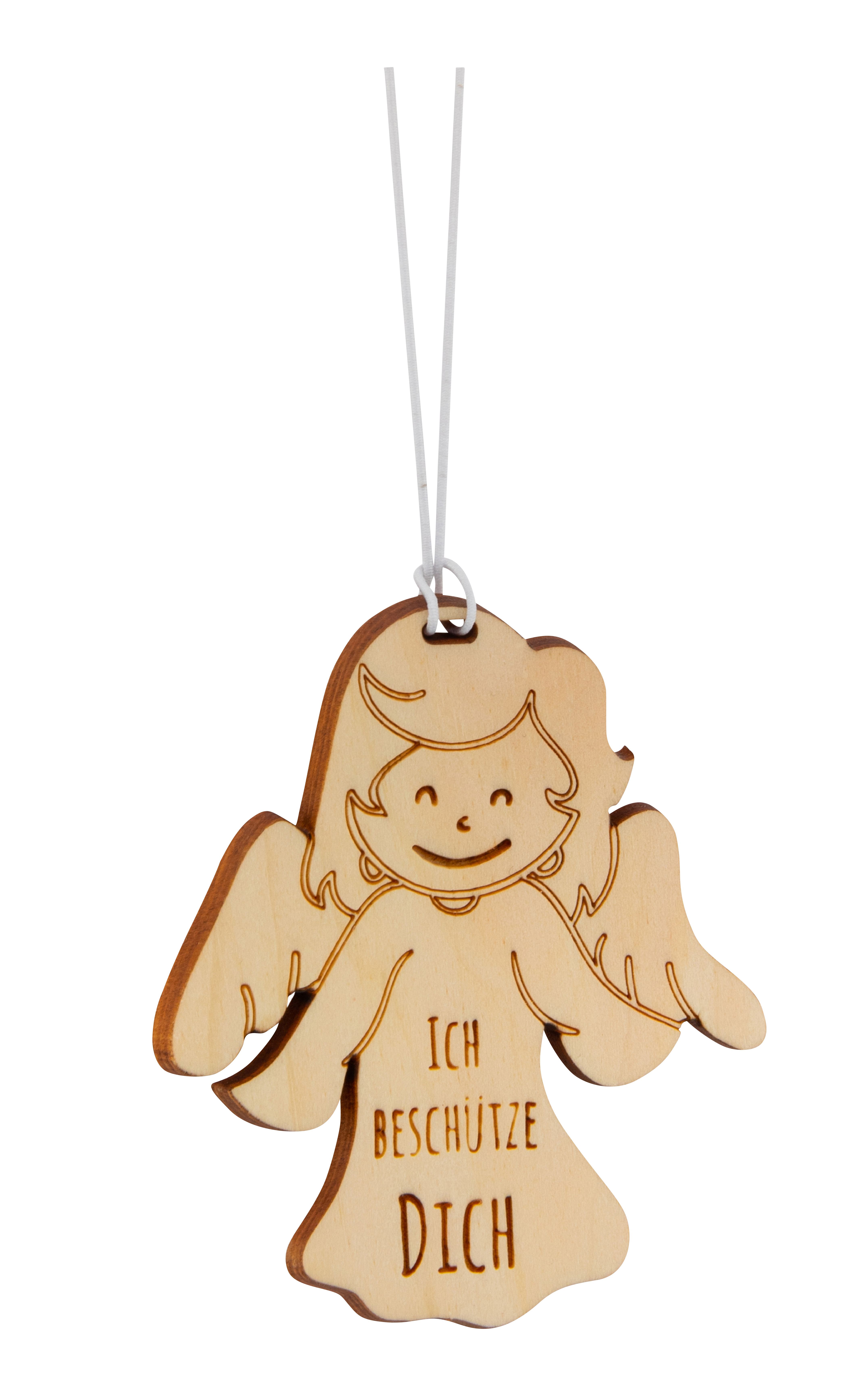 Auto-Anhänger - Ich beschütze dich & Zirbenduft Auto-Anhänger - Ich beschütze dich & Zirbenduft