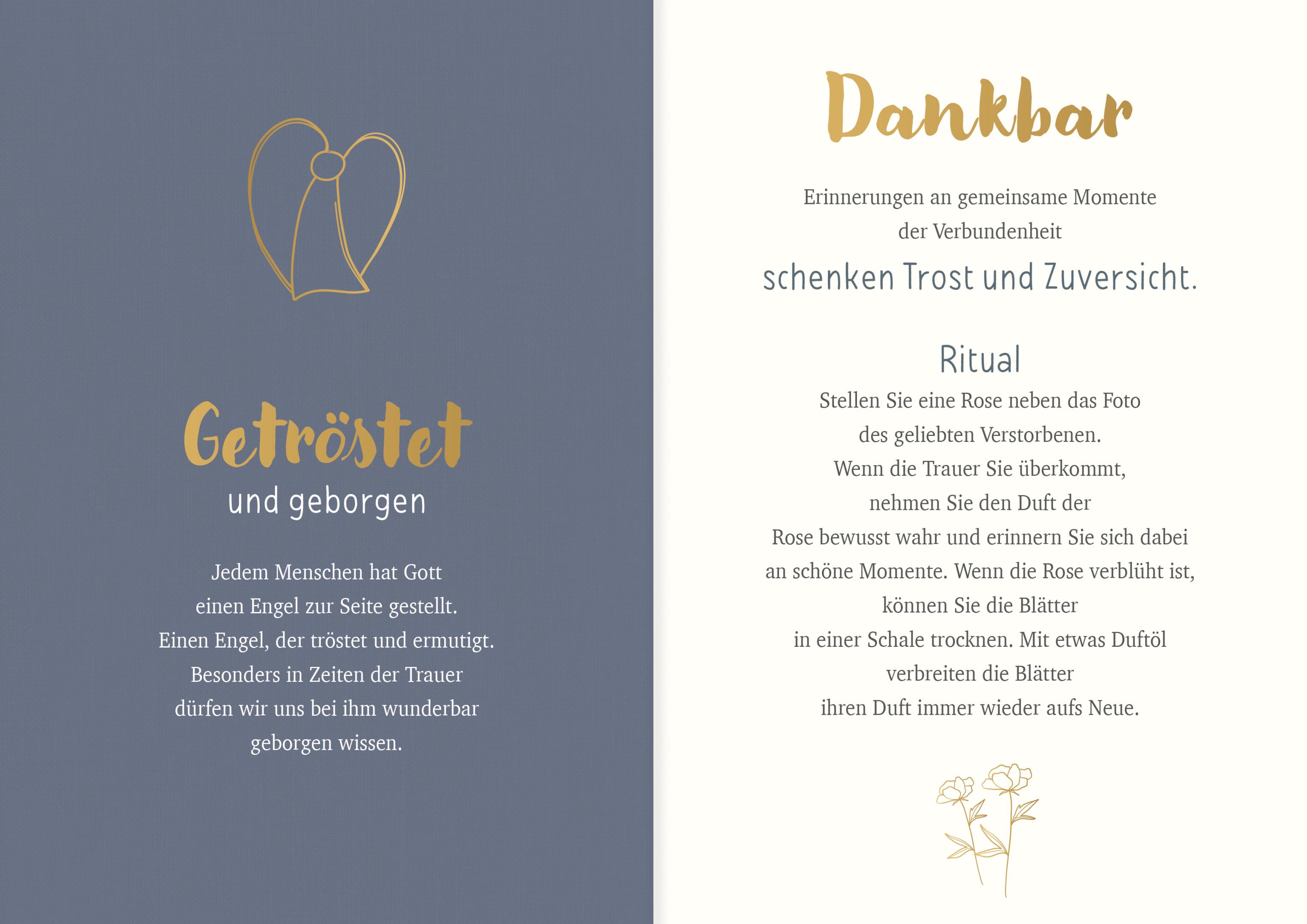 Geschenkheft - Trost und Kraft in Zeiten der Trauer