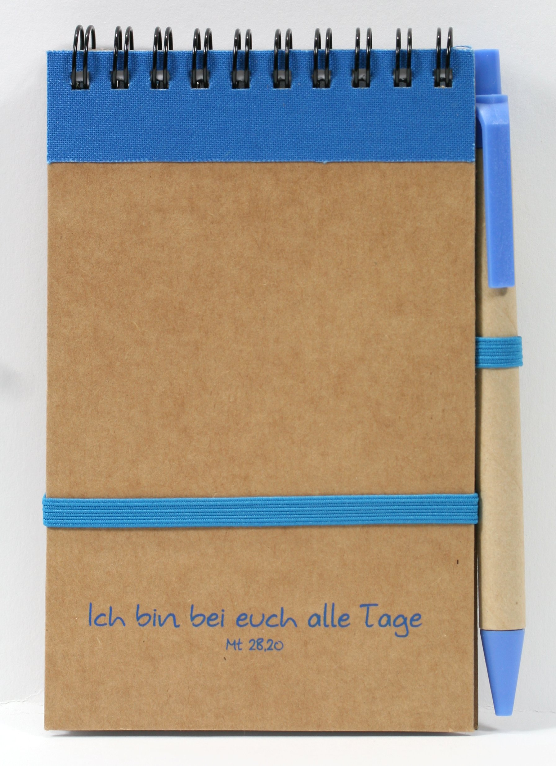 Notizbuch - Ich bin bei euch alle Tage & Stift