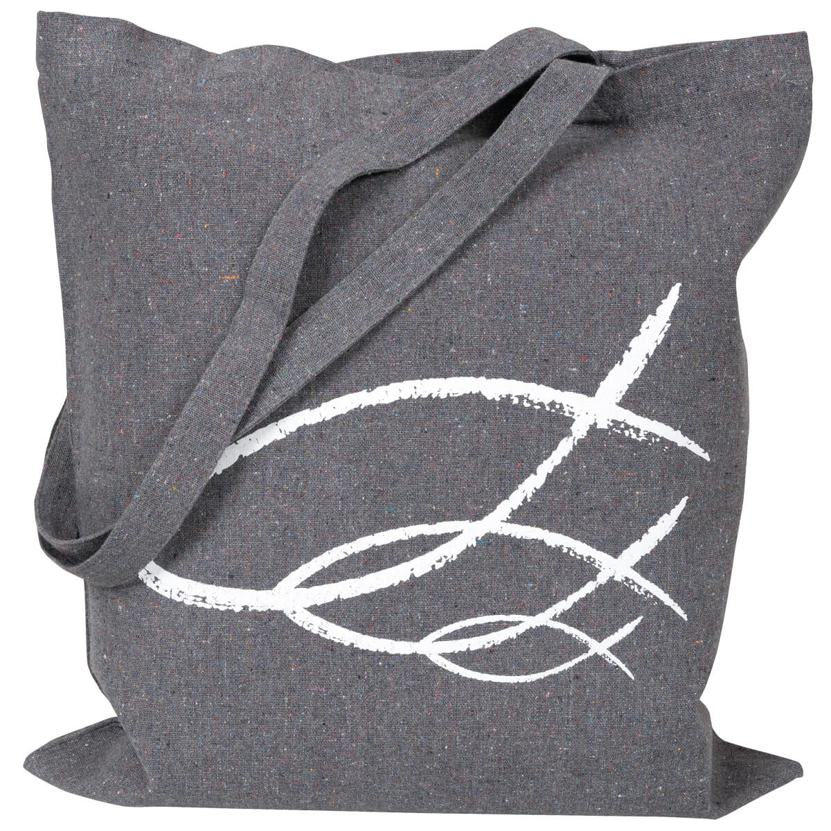 Recycling-Tasche - Fischdesign & Grau Recycling-Tasche - Fischdesign & Grau