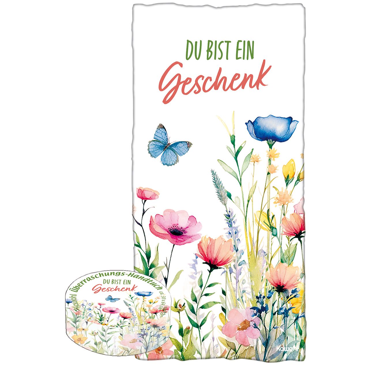 Überraschungs-Handtuch – Du bist ein Geschenk