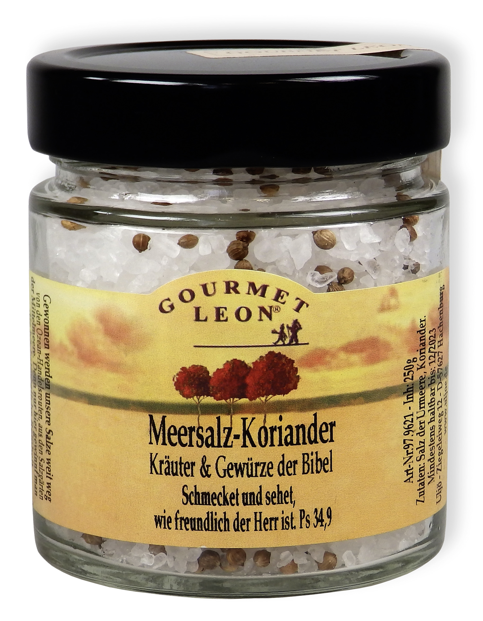 Gewürze der Bibel - Meersalz-Koriander. Gewürze der Bibel - Meersalz-Koriander.