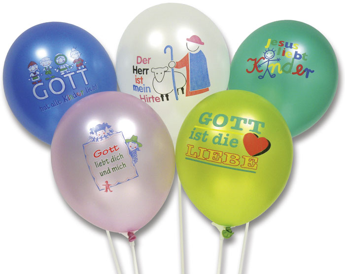 Luftballons - Kinderechte Motive und 25er-Set