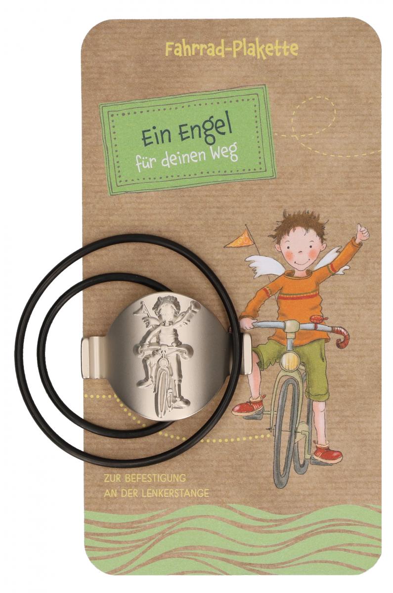 Fahrrad-Plakette - Ein Engel für deinen Weg & Junge