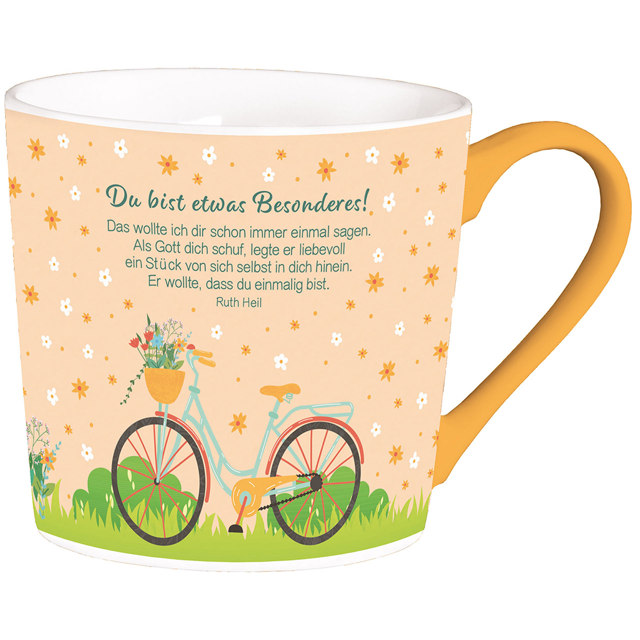 Jumbo-Tasse - Du bist einmalig & Fahrrad Jumbo-Tasse - Du bist einmalig & Fahrrad