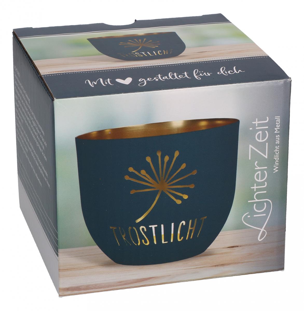 Metallwindlicht - Trostlicht & Pusteblume Metallwindlicht - Trostlicht & Pusteblume