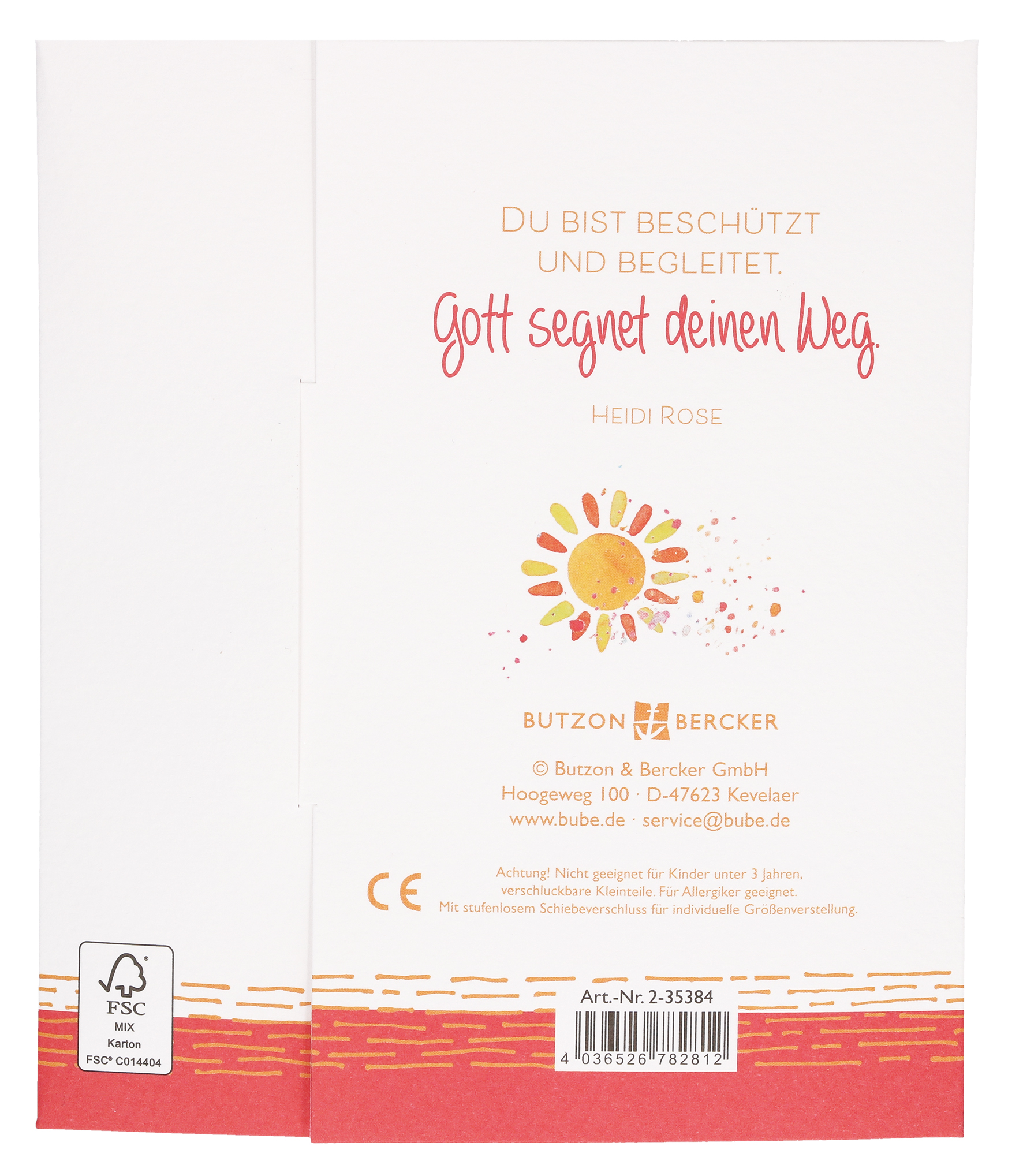 Armband - Sei behütet auf all deinen Wegen