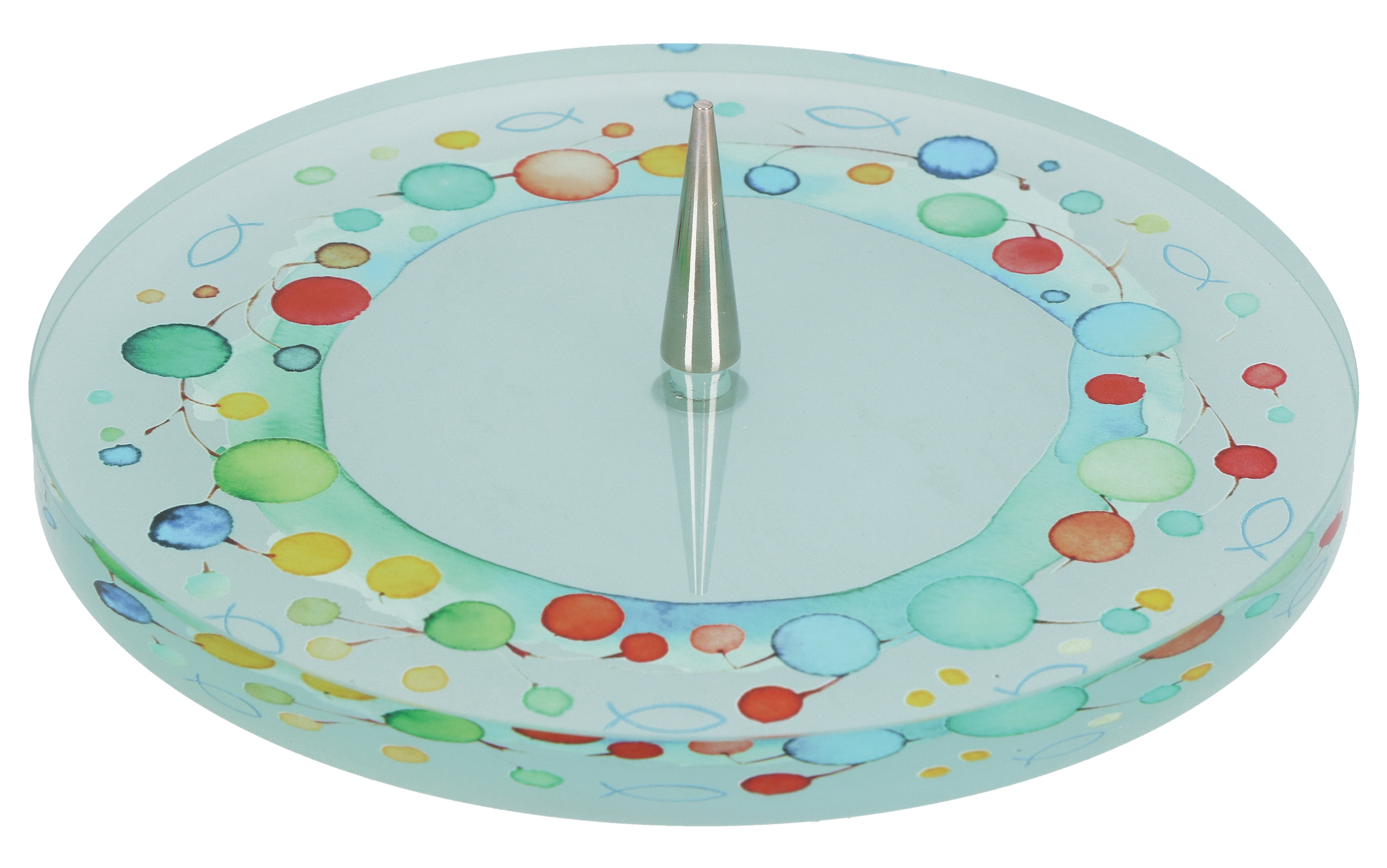 Kerzenständer - Bunte Punkte & Glas