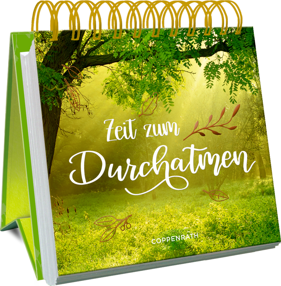 Geschenkbuch - Spiralbuch & Zeit zum Durchatmen