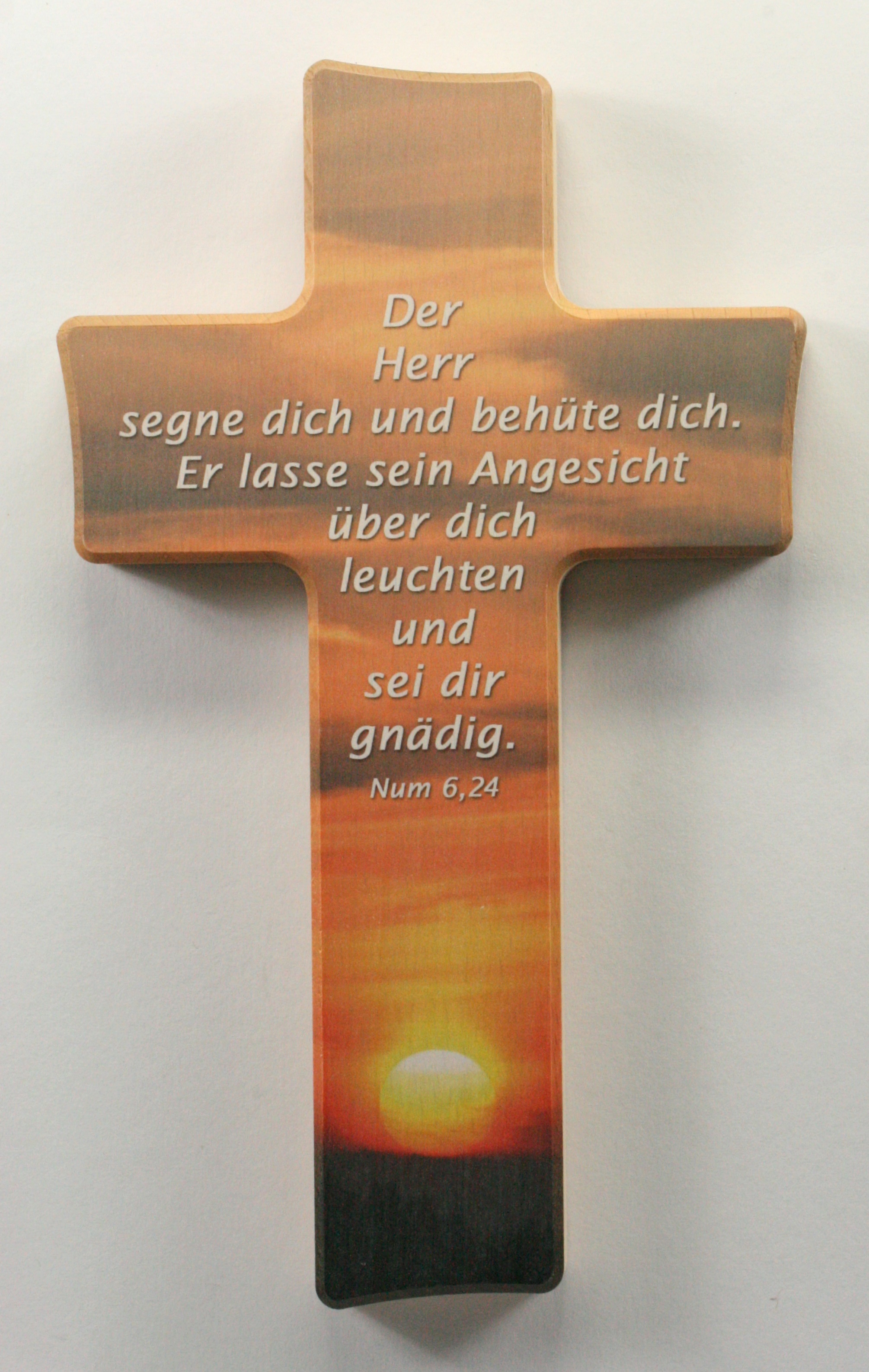 Holzkreuz - Der Herr segne und behüte dich