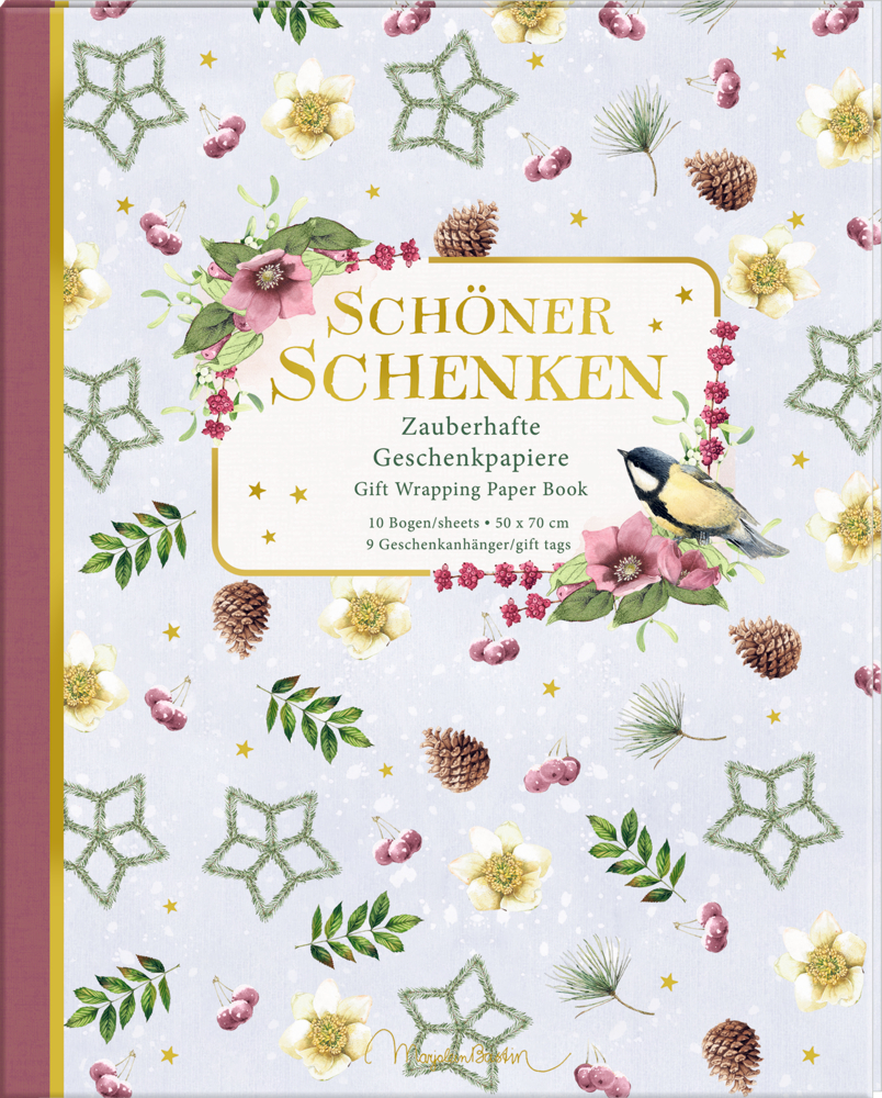 Geschenkpapier-Buch – Romantische Weihnachten