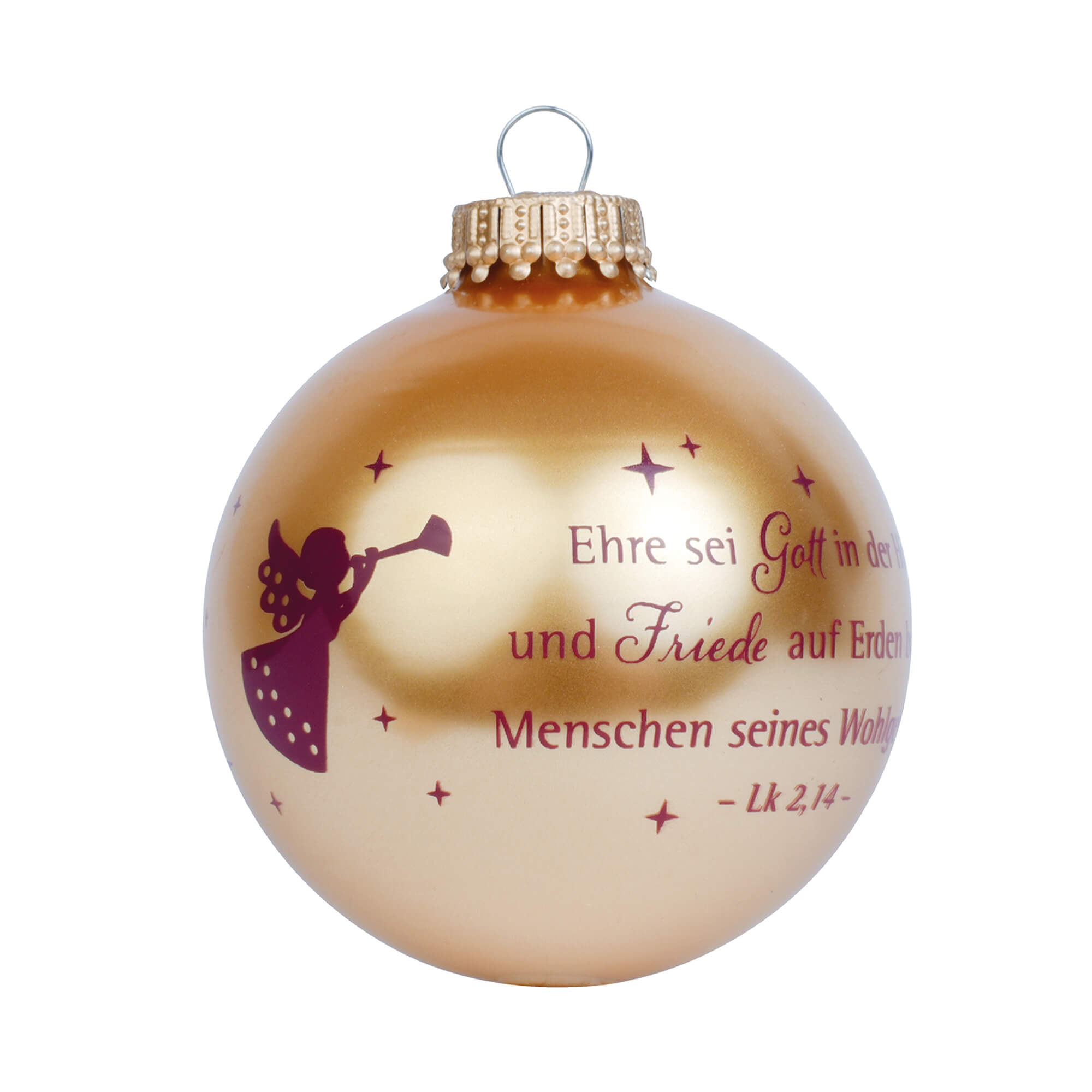 Christbaumkugel - Ehre sei Gott Christbaumkugel - Ehre sei Gott