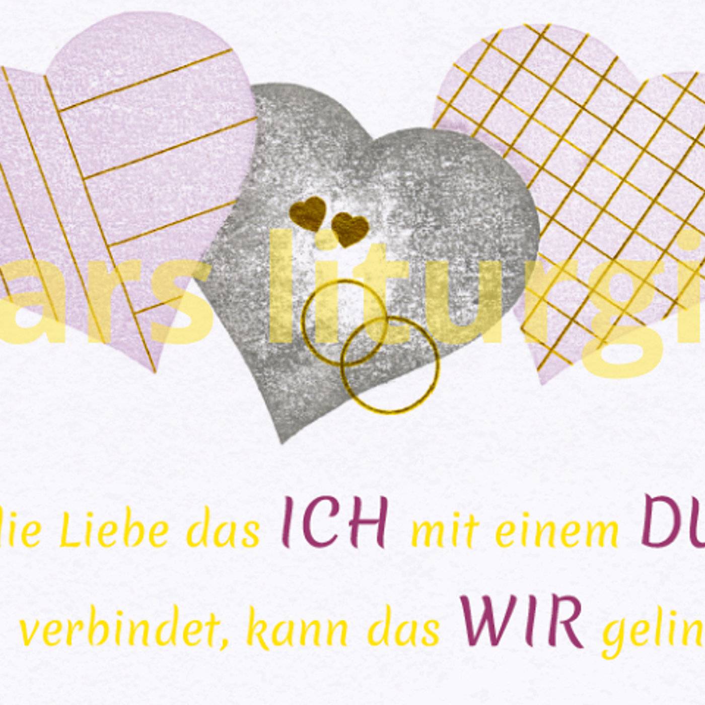 Hochzeitskarte - Wo die Liebe...