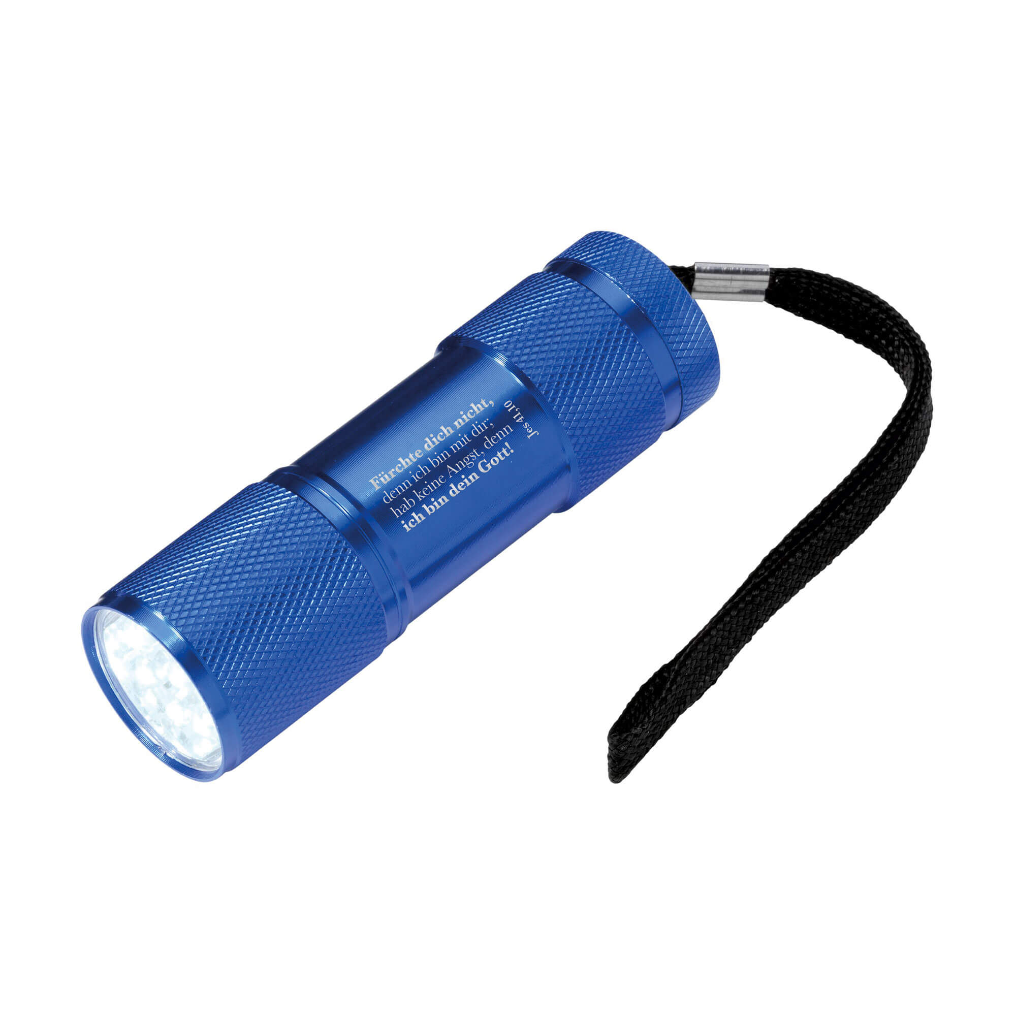 LED-Taschenlampe – Jahreslosung 2027 & Blau