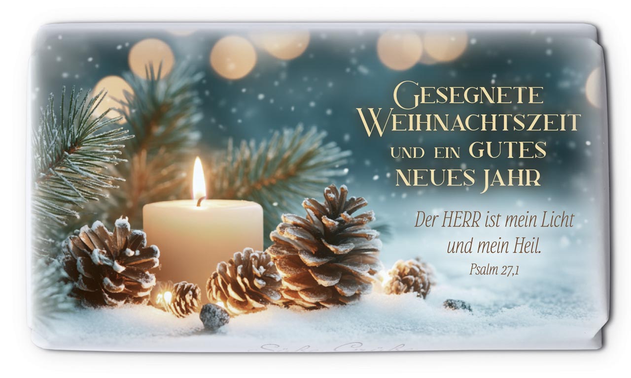 Geschenk-Schokolade - Gesegnete Weihnachten Geschenk-Schokolade - Gesegnete Weihnachten