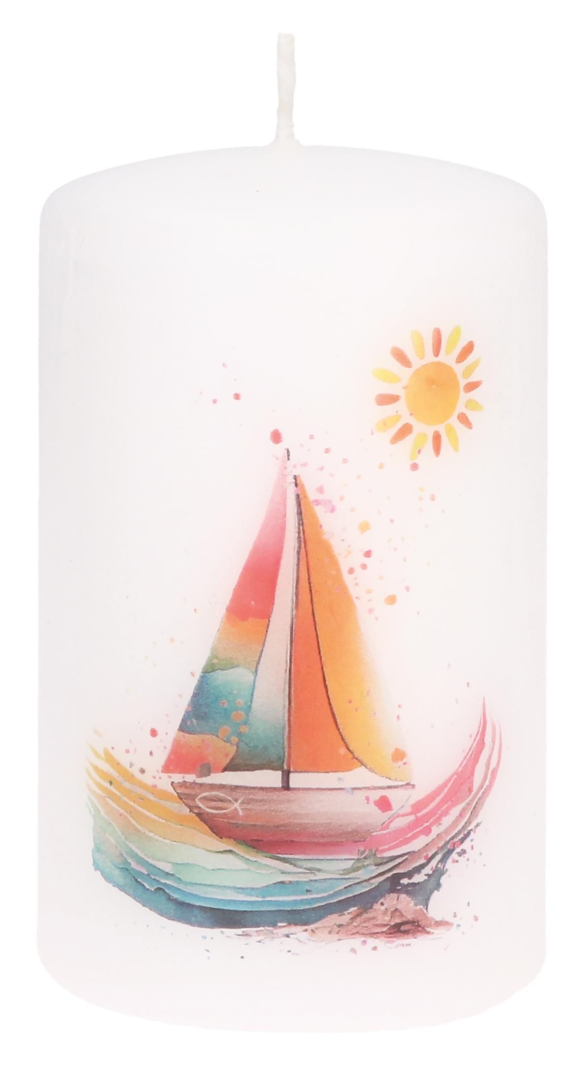 Tischkerze - Segelboot