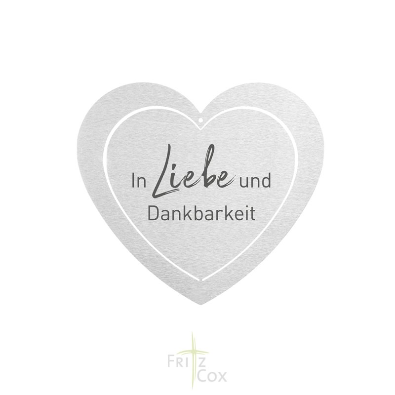 Grabherz - In Liebe und Dankbarkeit