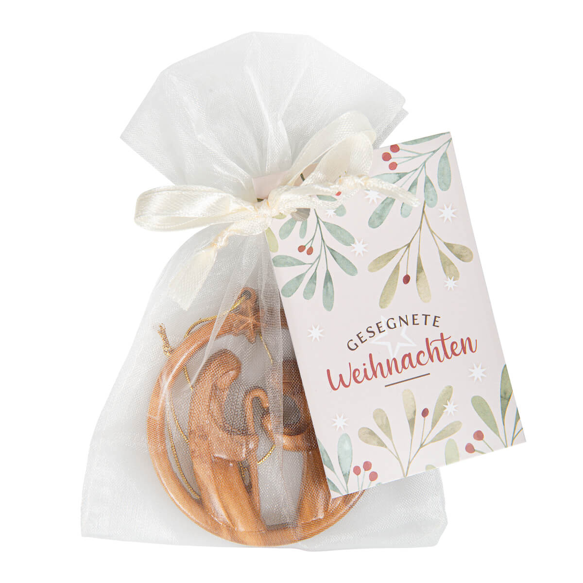 Baumschmuck – Krippe & Olivenholz