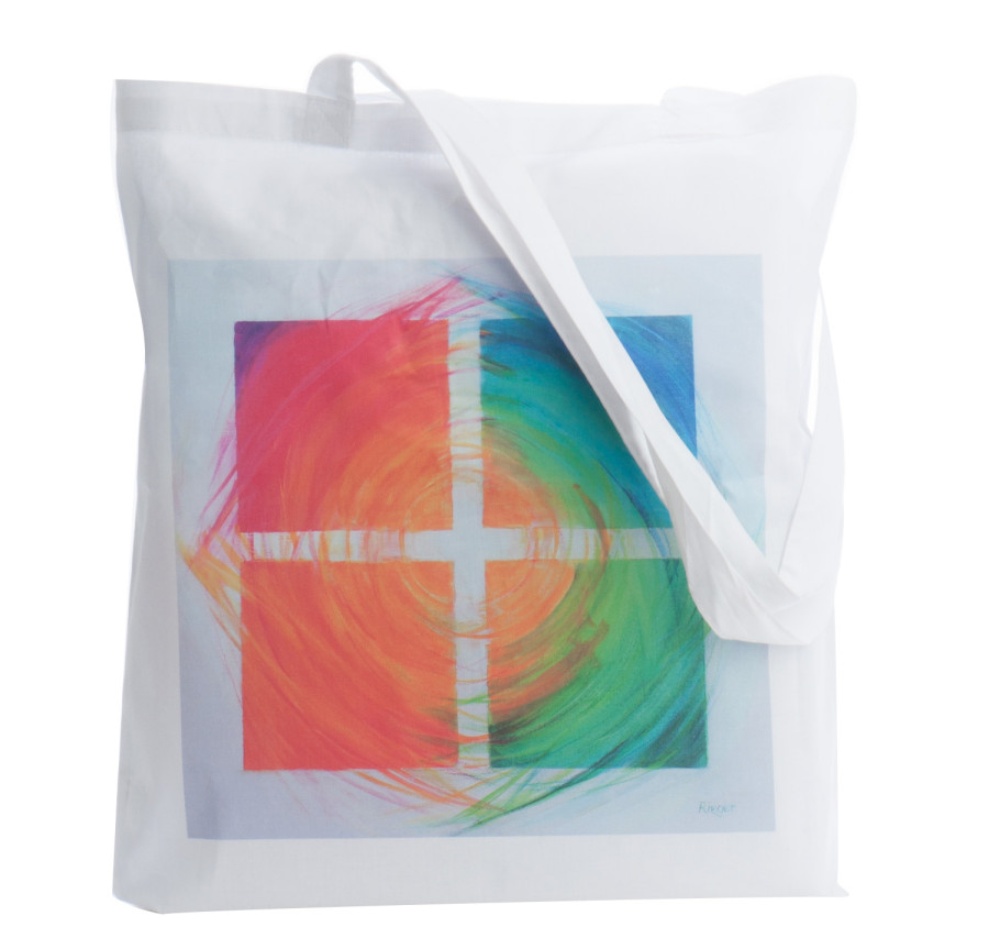 Baumwolltasche - Farbiges Kreuz Baumwolltasche - Farbiges Kreuz