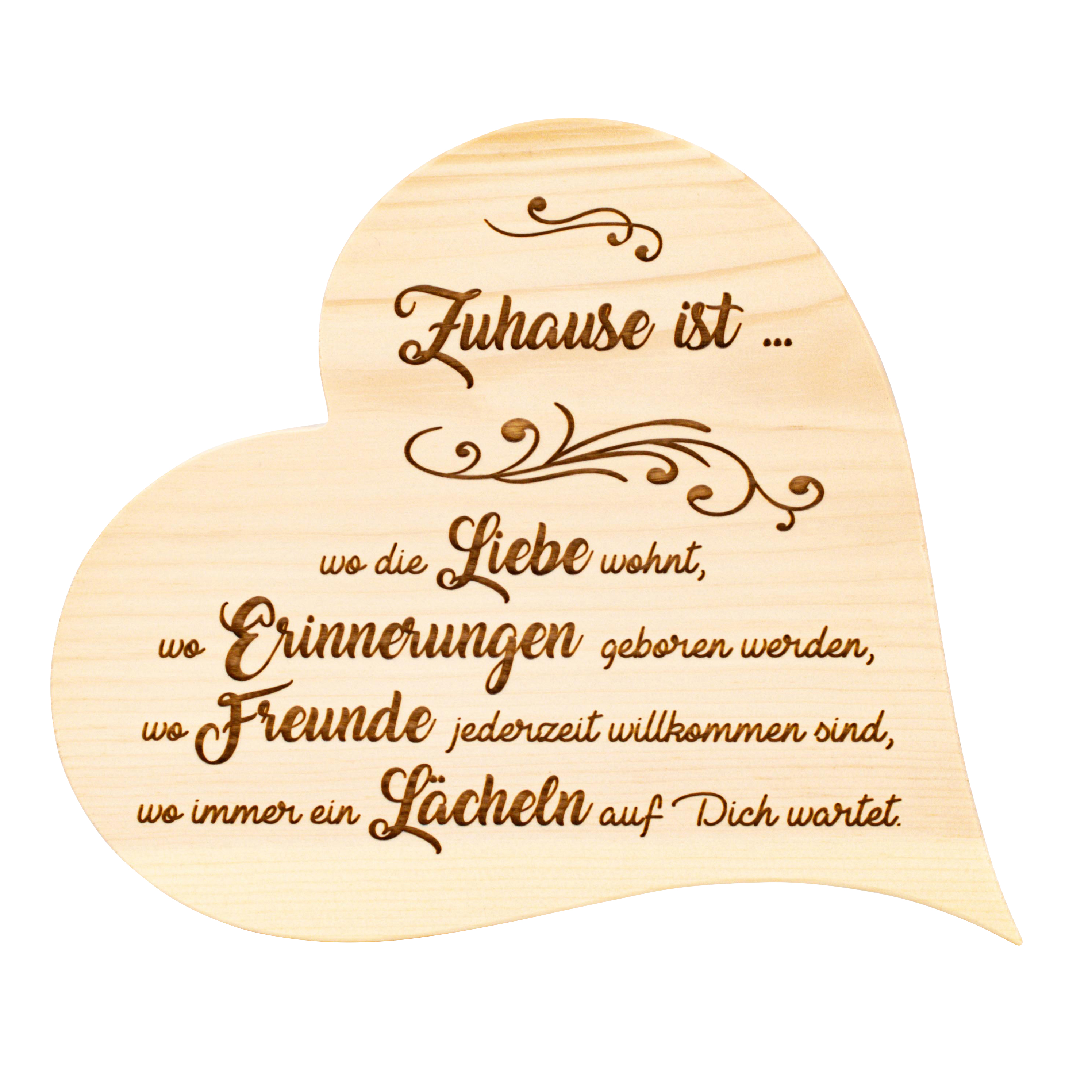 Zirben-Holz-Herz - Zuhause ist ... Zirben-Holz-Herz - Zuhause ist ...