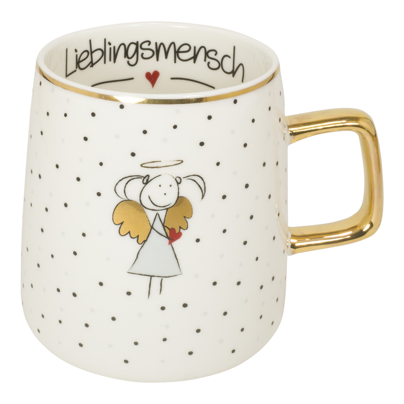 Tasse - Lieblingsmensch & Goldrand