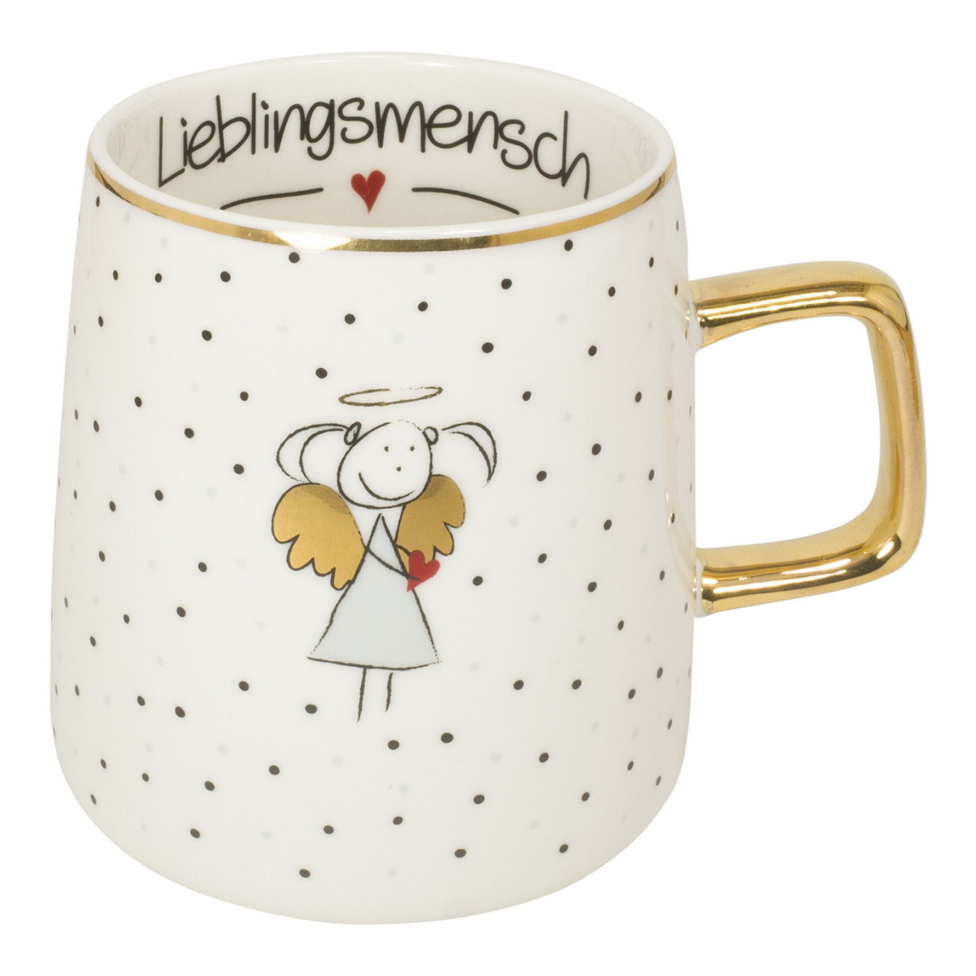 Tasse - Lieblingsmensch & Goldrand Tasse - Lieblingsmensch & Goldrand