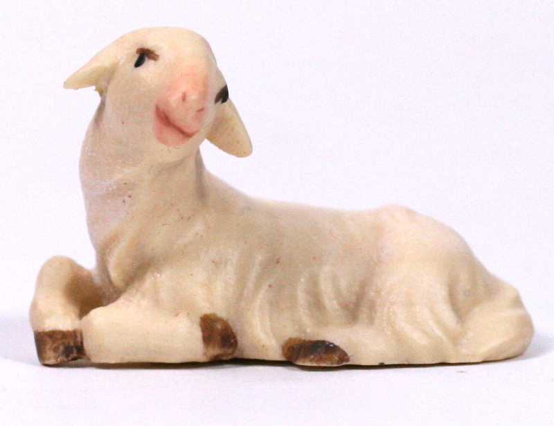 Komet-Krippe - Lamm liegend Komet-Krippe - Lamm liegend