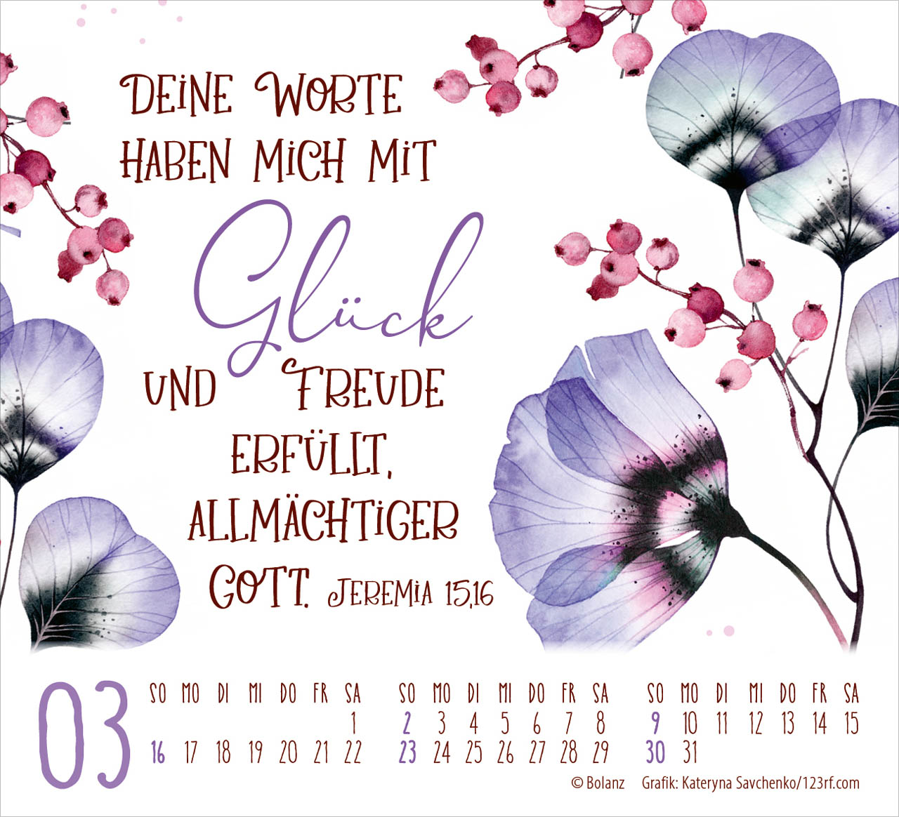Minikalender - Geschützt in seiner Hand & 2025 Minikalender - Geschützt in seiner Hand & 2025