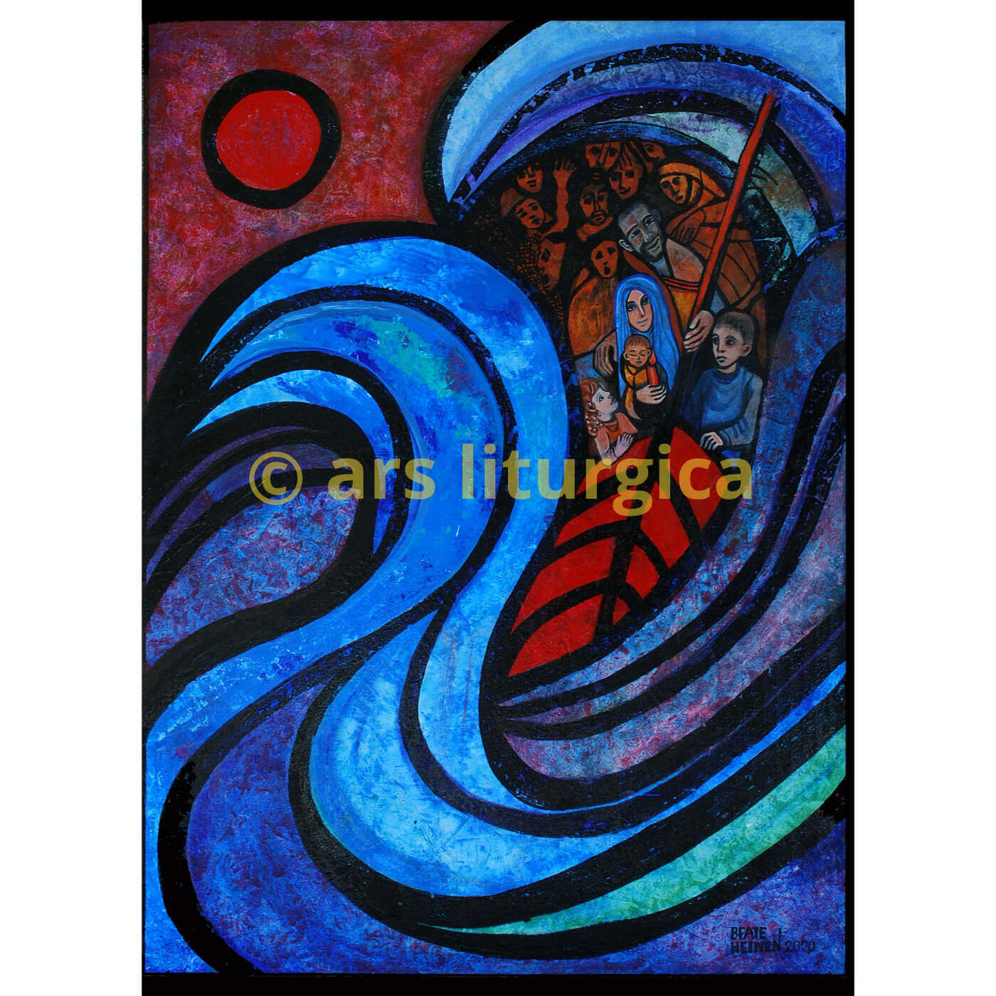 Karte zu Weihnachten - Gott mit uns