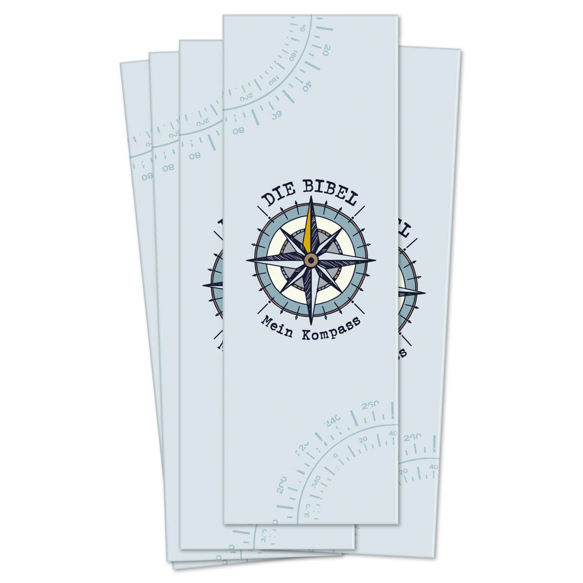 Lesezeichen – Kompass & 10er Set