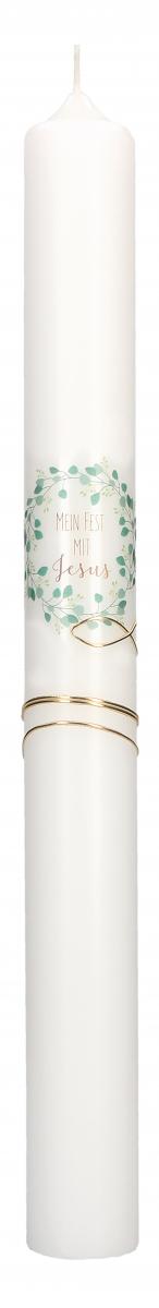 Kommunion-Taufkerze - Mein Fest mit Jesus Kommunion-Taufkerze - Mein Fest mit Jesus