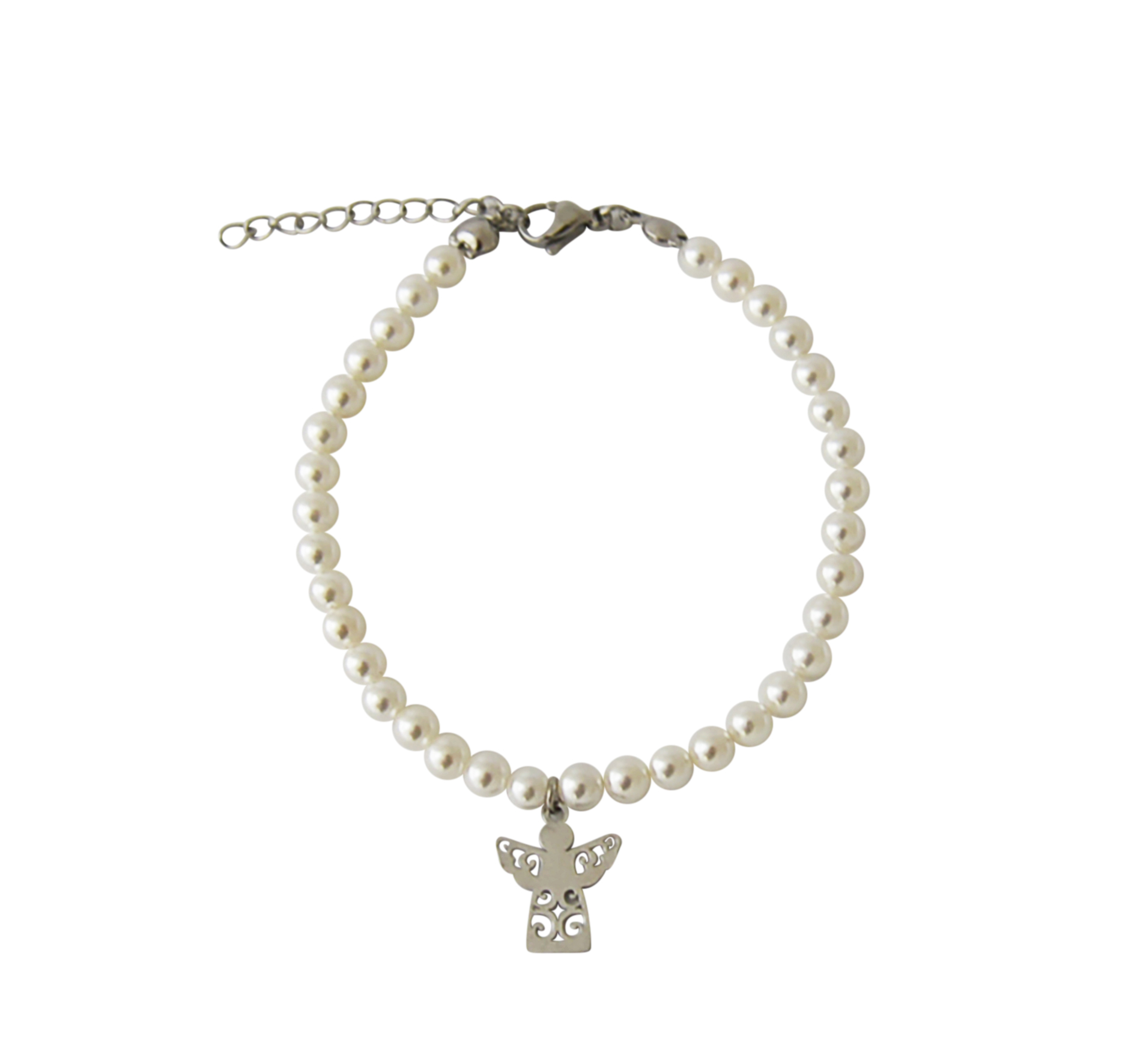 Armband - Schutzengel & Perlen