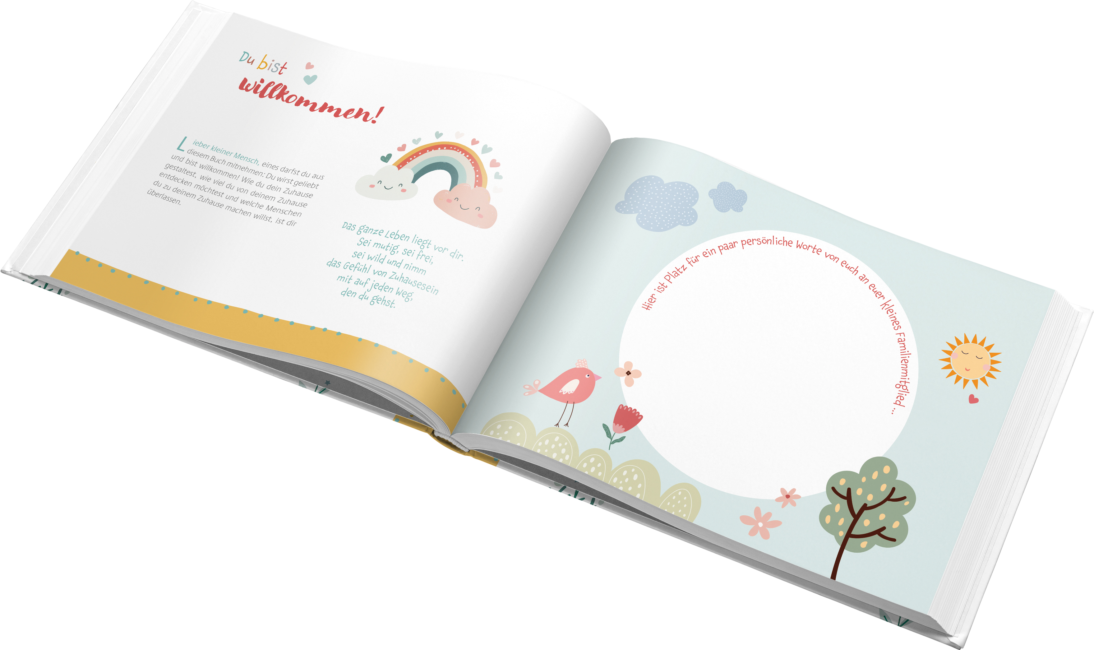 Geschenkbuch - Fühl dich willkommen, kleiner Mensch