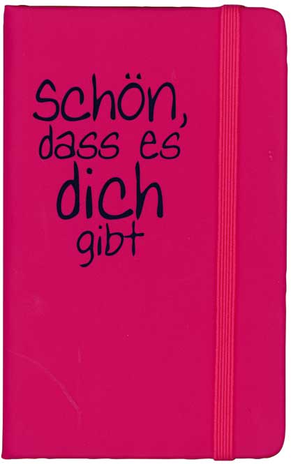 Notizblock - Schön, dass es dich gibt