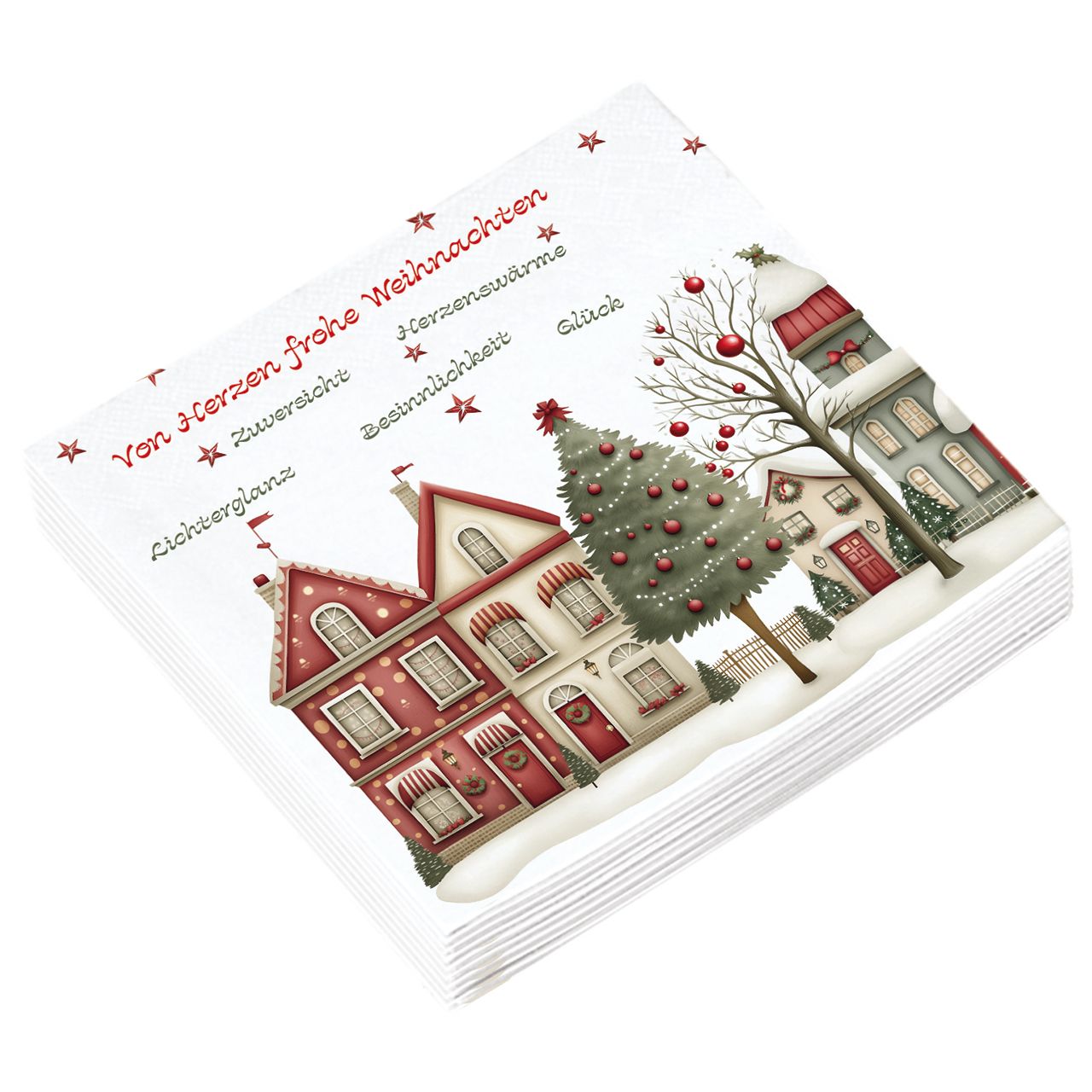 Servietten – Weihnachtsfreude wünsche ich dir