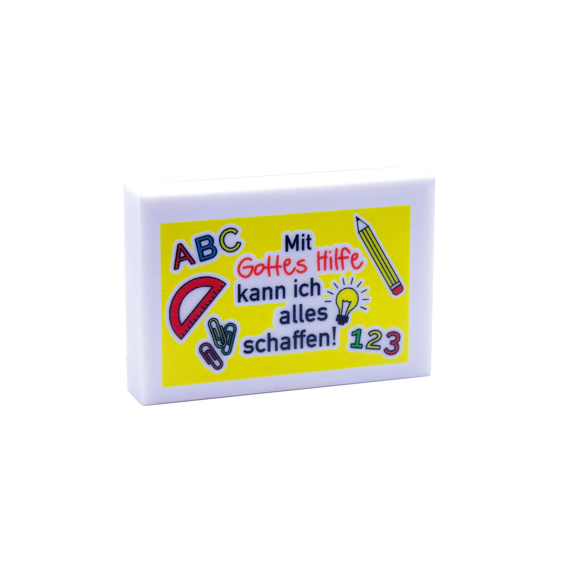 Radiergummi – Mit Gottes Hilfe