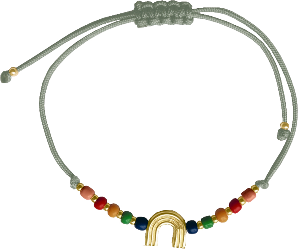 Armband - Regenbogen & Bunte Perlen