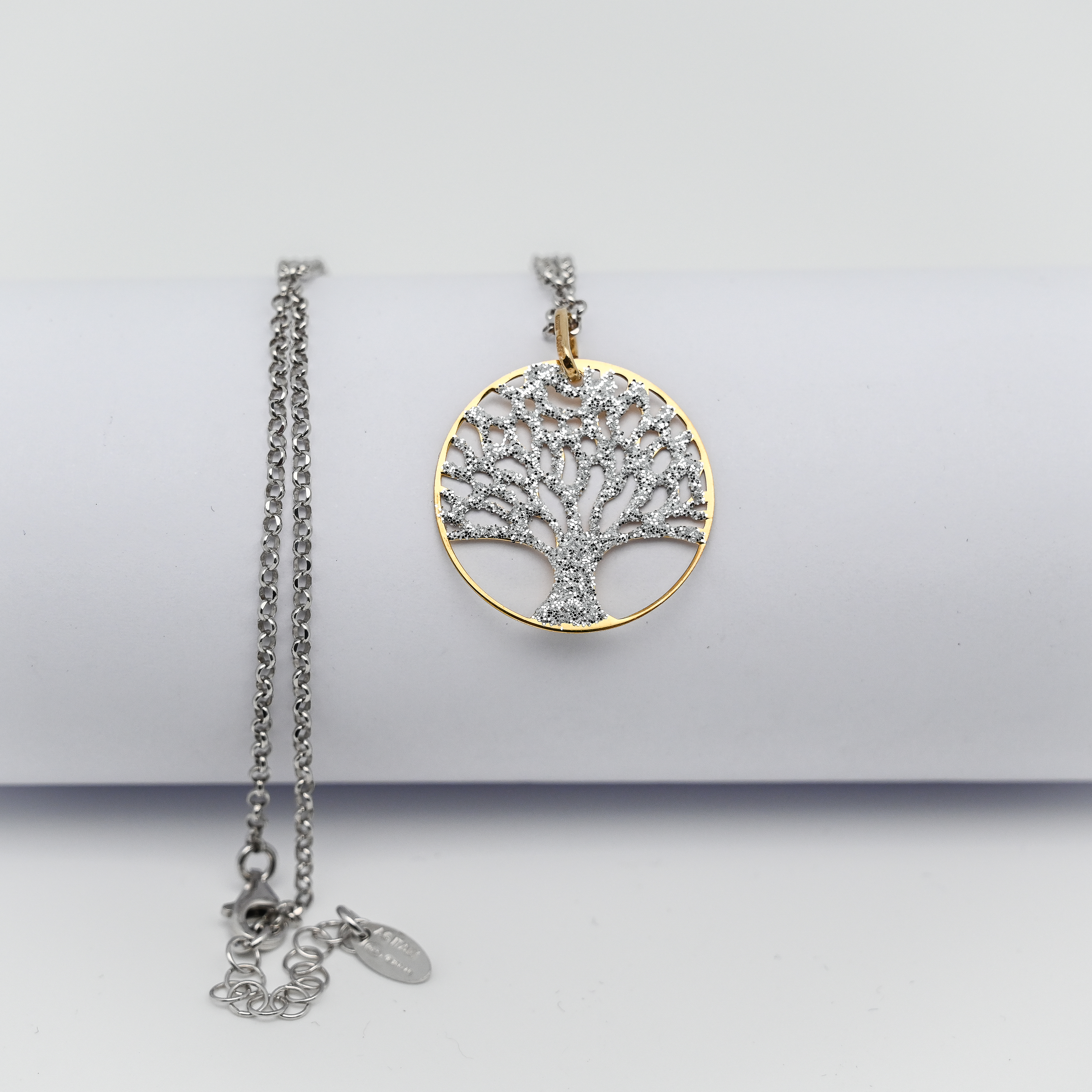 Halskette - Lebensbaum & Vergoldet