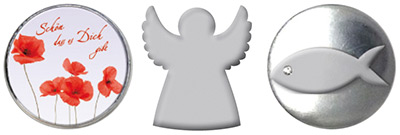 3er Set Chunks - Blumen, Engel & Fisch 3er Set Chunks - Blumen, Engel & Fisch