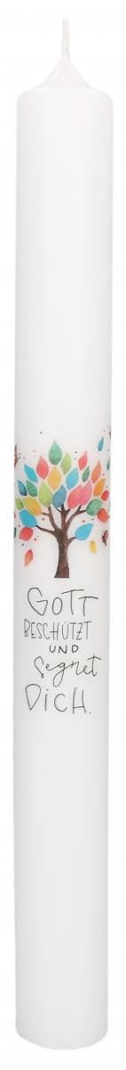 Kommunionkerze - Gott beschützt und segnet dich Kommunionkerze - Gott beschützt und segnet dich