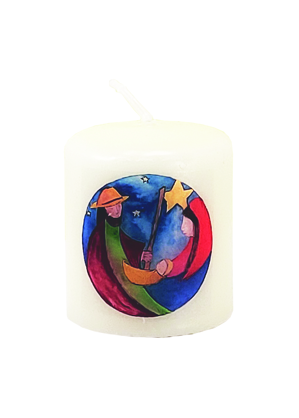 Weihnachts-Mini-Kerze – Krippe