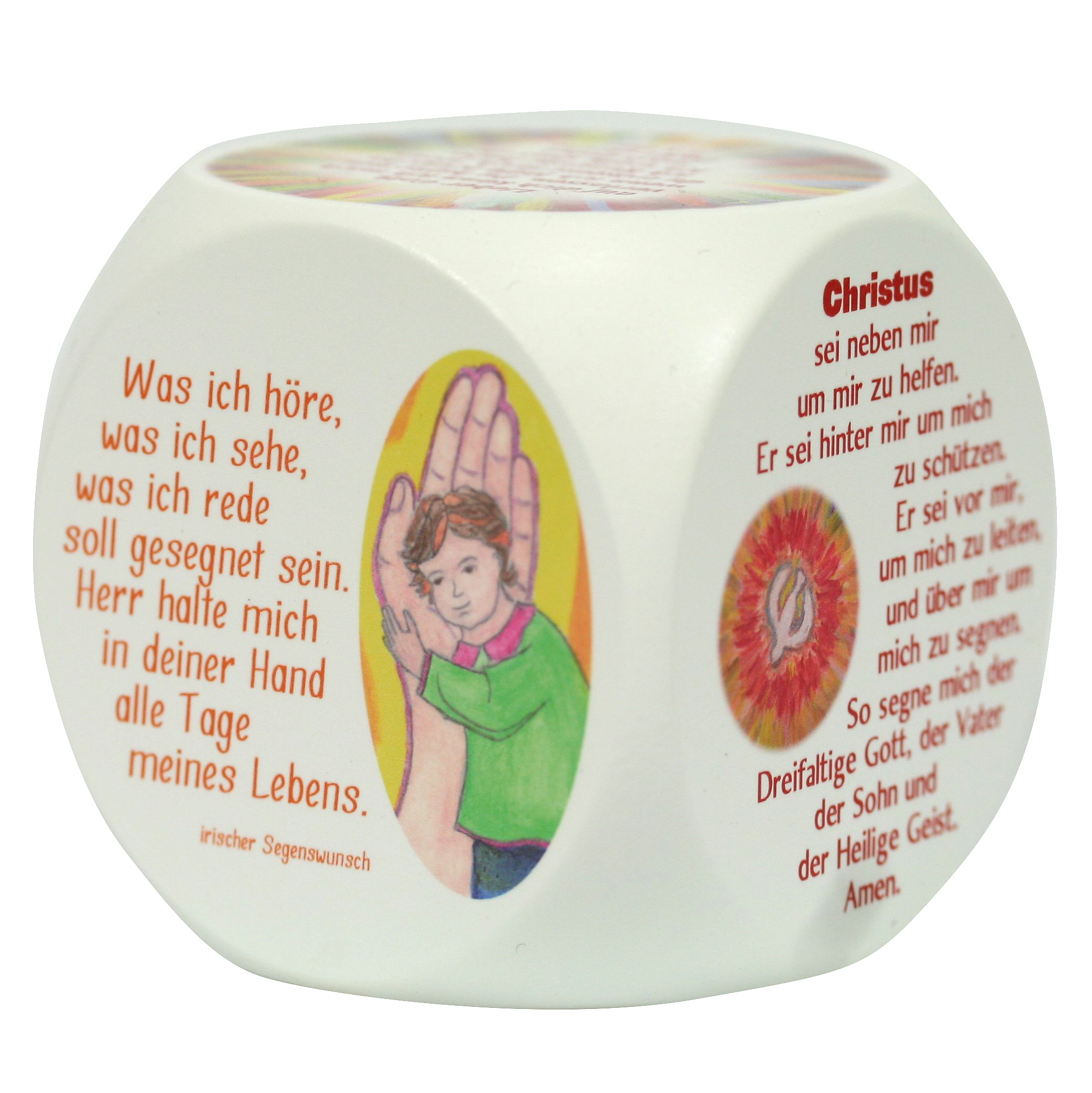Gebetswürfel - Kindergebete Farbig & Weiß Gebetswürfel - Kindergebete Farbig & Weiß